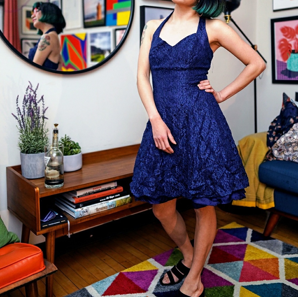 Vintage 90's Halter Dress